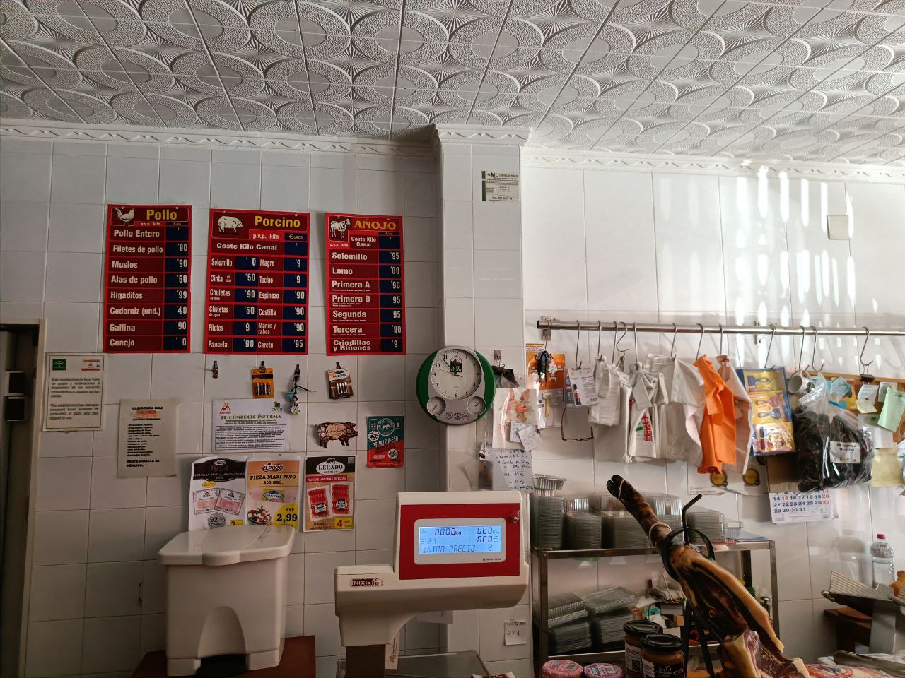 Interior de la tienda